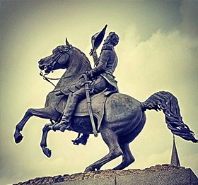 Jackson Square, the heart of the French Quarter